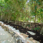 Serene grounds at Remembrance Gardens in Austin, Texas
