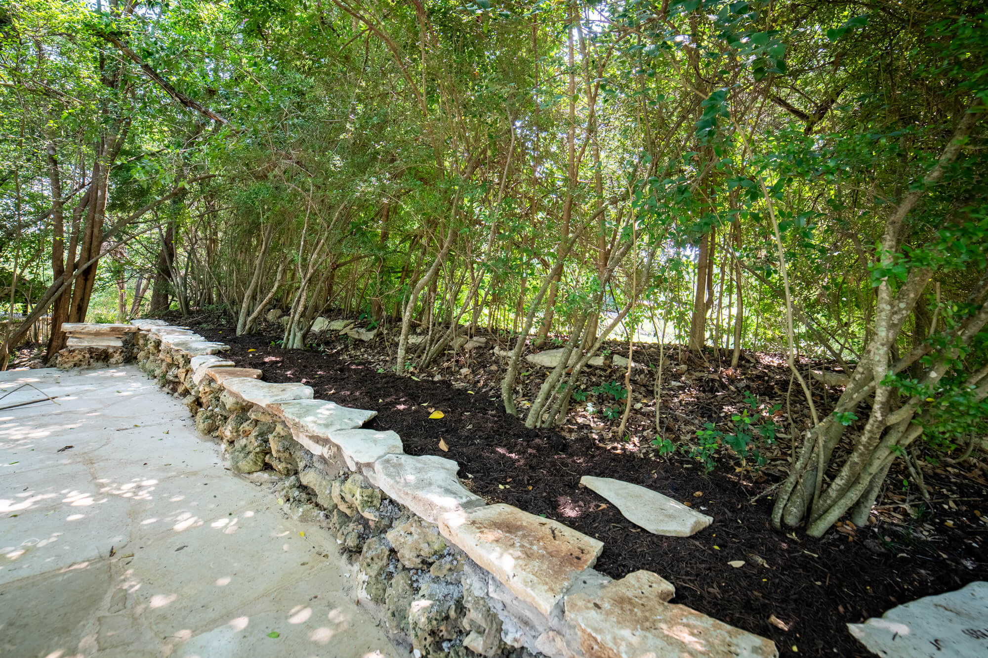 Serene grounds at Remembrance Gardens in Austin, Texas
