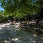 Quiet reflection area at Remembrance Gardens in Austin, Texas