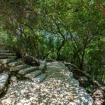 Quiet reflection area at Remembrance Gardens in Austin, Texas