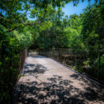 Quiet reflection area at Remembrance Gardens in Austin, Texas