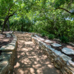 Serene grounds at Remembrance Gardens in Austin, Texas