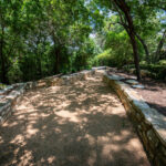 Serene grounds at Remembrance Gardens in Austin, Texas