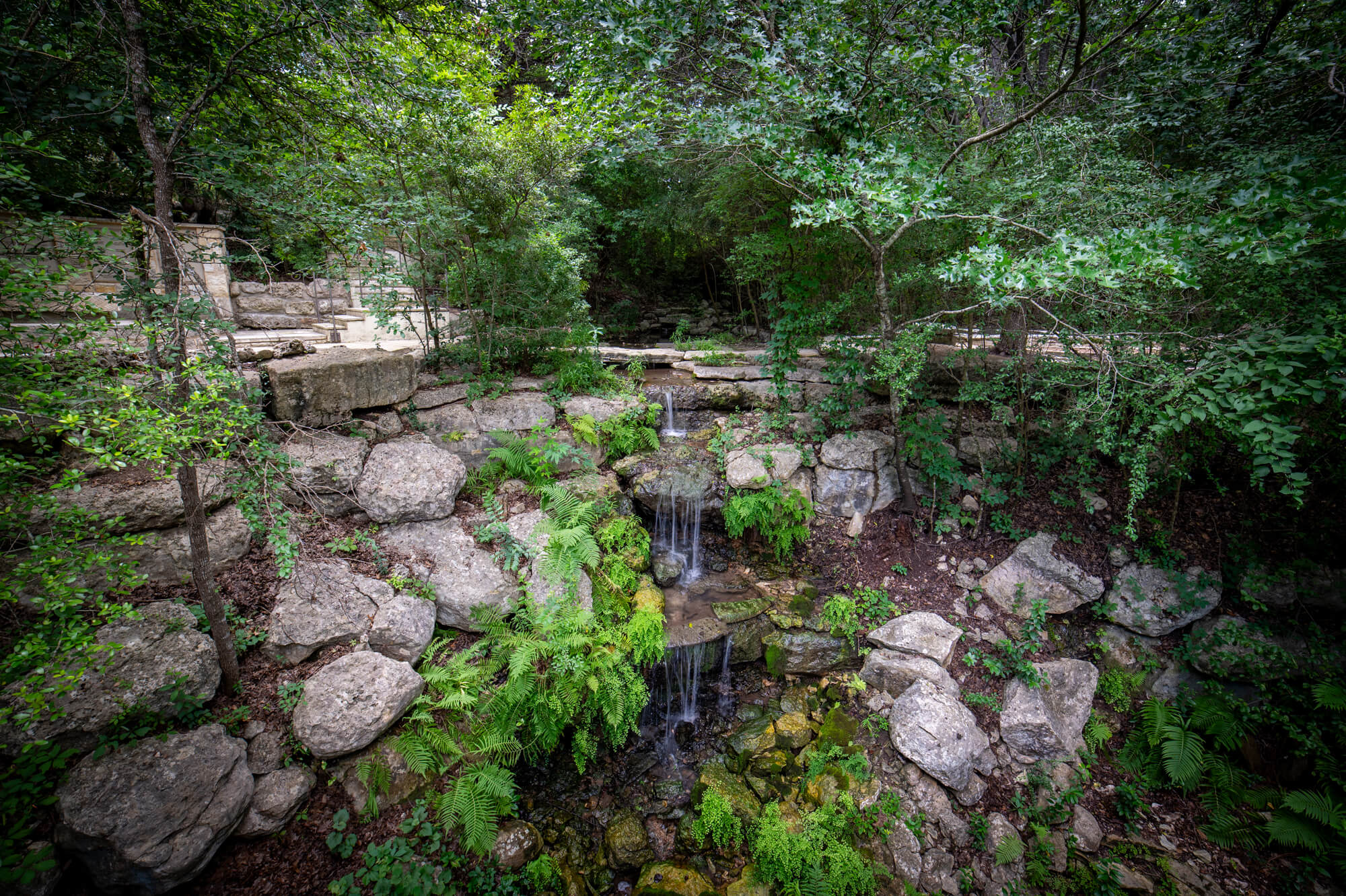 Scenic view of Remembrance Gardens for memorial arrangements in Austin, TX