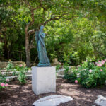Peaceful memorial setting at Remembrance Gardens in Austin, Texas