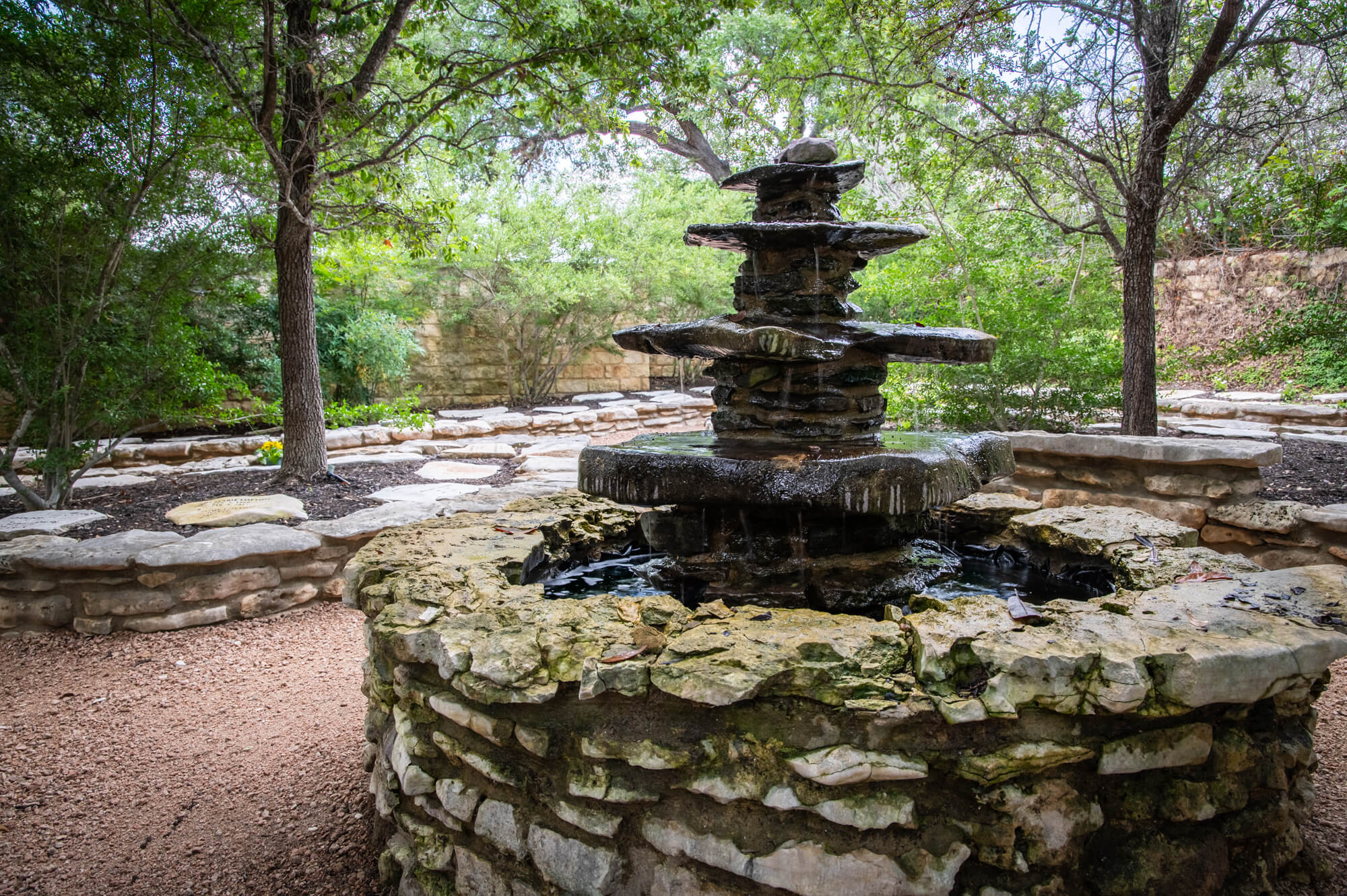 Remembrance Gardens memorial grounds in Austin, Texas